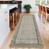 Scalloped Machine Washable Non-Slip Bordered Rug Non-Shedding Soft Low Pile Modern Accent Rugs - 4 of 4