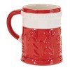 Santa Coffee & Cocoa Mug Set Dolomite 4.5in – Pack of 2 by Melrose - 2 of 4