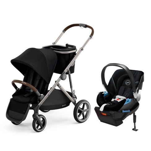 Cybex Gazelle S Travel System with Aton 2 Infant Car Seat - Deep Black - image 1 of 4