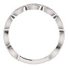 Pompeii3 1/5ct Diamond Wedding Ring Womens Stackable Anniversary Ring 14k White Gold - 2 of 4