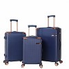 Vynxaria 4-Piece Hard Luggage Set 360¡ã Dual Rotating 4-Wheel System Password Lock Lightweight Suitable for Traveling - 4 of 4