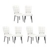 Dining Chairs Set of 2/4/6/8, Upholstered Kitchen Chairs with Thick Cushion for Dining Room - 2 of 4