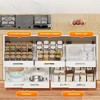 GustoWave Pull Out Cabinet Organizer, Extendable Slide Out Drawers Adjustable Width 34cm to 50cm,for Cupboard Bathroom(White) - 4 of 4