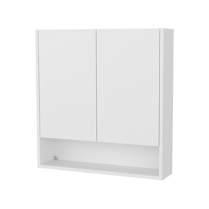 ChicFurnit Bathroom Storage Cabinet Gaviota Wall Mounted Medicine Cabinet with Three Shelves for Bathroom Use, White, 30.71"*24.81"*3.94" - 1 of 4
