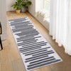 Area Rug Machine Washable Rug Non Slip Non Shedding Indoor Carpet Modern Berber Stripe Low Pile Foldable Throw Rug for Bedroom Living Room Kids Room - 3 of 4