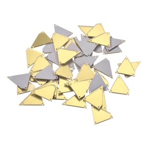 Unique Bargains Sew on Acrylic Irregular Mirror Beads for Evening Dresses Cloth 50 Pcs - 1 of 4