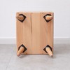 Grungis Modern Solid Wood Simple Nightstands with Storage,European Solid Beech Cabinet for Bedroom,Living Room - 4 of 4