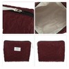 Unique Bargains Women's Portable Heart Makeup Bag 1 Pc - 3 of 3