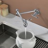 CLIHOME Plated Wall Mounted Kitchen Faucet, Foldable Pot Filler 1.8 GPM with Ceramic Cartridge - 2 of 4