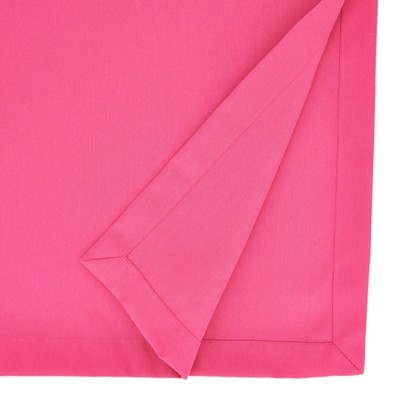 Fuchsia Polyester Everyday Table Runner