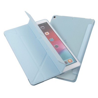 Insten - Tablet Case for iPad Air 3, Pro 10.5", Multifold Stand, Magnetic Cover Auto Sleep/Wake, Pencil Charging, Blue