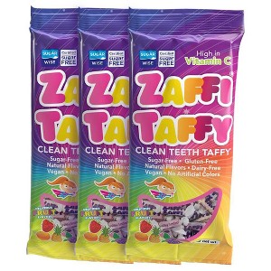 Zolli Zaffi Taffy Tropical Sugar Free Candy Triple - 3oz/3pk - 1 of 3