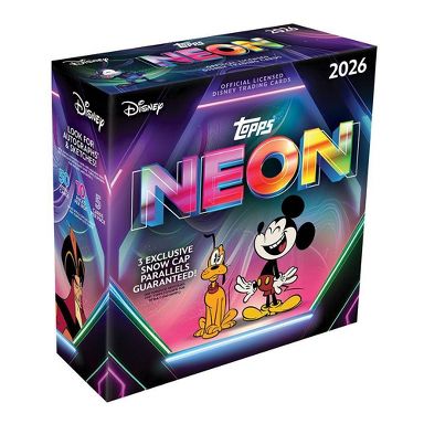 2026 Topps Disney Neon Trading Card Mega Box