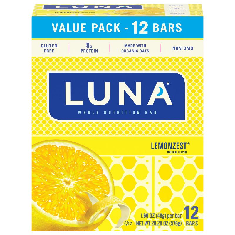 LUNA LemonZest Nutrition Bars
, 3 of 8