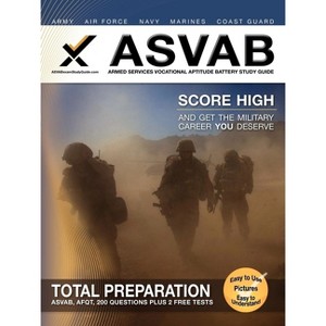 ASVAB Armed Services Vocational Aptitude Battery Study Guide - by  Sharon A Wynne (Paperback) - 1 of 1