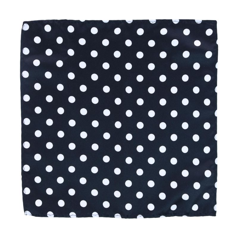 CTM Men's Polka Dot Bow Tie and Pocket Square, 5 of 6