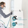 TROPOW Air Spray Gun Kit, Premium Electric Paint Gun - 750W 3300 Psi with Extension Pole & Cleaning Kits for Cars, House DIY - 4 of 4