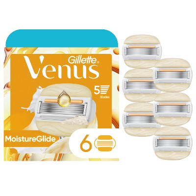 Venus Moistureglide Razor Refills - 6ct