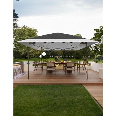 12x12Ft Gazebos, Pop Up Outdoor Canopy Tent, Pop Up, Adjustable Height Instant Gazebos for Events