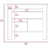NicBex 40.5Inch Kitchen Island with 3 Shelves - 4 of 4