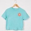 Simply Sage Market S.W.Smiley Checkered Mama Flowers Boxy Crop Top - 2 of 4