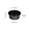 Unique Bargains Removable Loose Bottom Cheesecake Pan 2 Pcs - 2 of 4