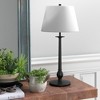 Hudson and Canal 28" Tall Table Lamp with Fabric Shade - 3 of 4