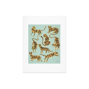 Cat Coquillette Tiger Collection Mint Orange 18" x 24" Art Print - Society6 - 1 of 2