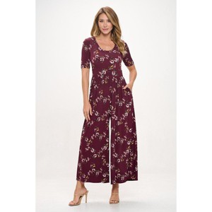 WEST K Women's Jana Short Sleeve Knit Jumpsuit - 1 of 4