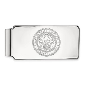 Black Bow Jewelry Sterling Silver Kansas State Wildcats NCAA Money Clip - 1 of 3