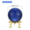 Unique Bargains Home Office Decorative Crystal Ball with Gift Box and Metal Stand - 2 of 4