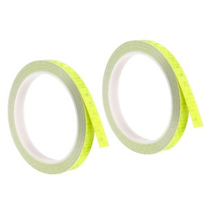Unique Bargains Waterproof Adhesive High Visibility Safety Reflective Tape 2 Pcs - 1 of 4