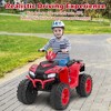 Honeyjoy 24V Kids Ride-On Electric ATV 4-Wheeler Quad Car with Wireless Connection Black/Blue/Pink/Red/Purple - 2 of 4