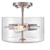 Millennium Lighting Verlana 2 - Light Flush Mount in  Brushed Nickel - 3 of 4