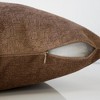 TopComfy Support Pillow Decorative Throw Pillow with Plush Velvet Fabric for Sofa or Bed Use, Brown, 17"*17"*2" - 4 of 4