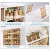 Portable Shoe Cabinet, Shoe Rack For Living Room Entryway, Stackable Storage Organizer Cabinet With 2 Columns 6 Floors 10 Compartments - 2 of 4