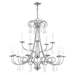 Livex Lighting Daphne 15 - Light Chandelier in  Polished Chrome - 1 of 4