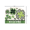 Briarwood Lane St. Patrick's Day Art Sign 8.25x10.25 Patterned Shamrocks For St. Patrick's Day Art Sign - 2 of 4