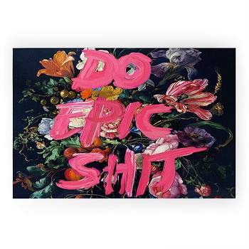 Jonas Loose Do Epic Shit Large Looped Vinyl Welcome Mat - Society6