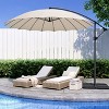 MOEPISY 10ft Offset Patio Umbrella with 360° Rotation - Heavy Duty Cantilever, Sand Dune - 2 of 4