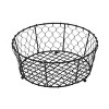 Gourmet Basics by Mikasa Farmer's Market Centerpiece Fruit Storage Basket, 10-Inch, Black - 2 of 4