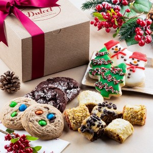 Dulcet Gift Baskets Classic Holiday Treats Gift Baskets, Gourmet Christmas Gift Baskets for Women, Neighbour, Employees, Family, Teachers, and Men - 1 of 4