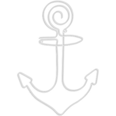 Anchor - Metal Line Art Wall Decor Sculpture