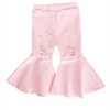 Women's Barbie Pleated Denim Bell Bottoms - Bailey's Blossoms - 3 of 3