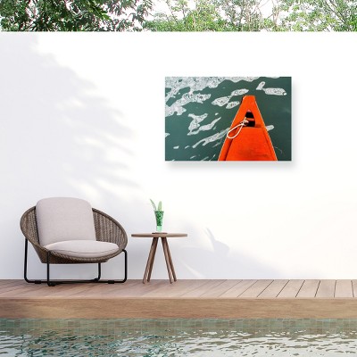 Trademark Fine Art - Ugur Erkmen  Red Matted Framed Art