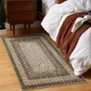 Washable Modern Geometric Bordered Area Rugs for Bedroom Living Room, Soft Non Slip Floor Carpet for Office - 3 of 4