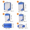 Unique Bargains Suitcases Compression Packing Cube Wear-resistant Travel Luggage Organizers Bag 6 Pcs - 2 of 3