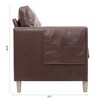 79.5" 3-Seater Sofa, Modern Upholstered Sofa With Side Pocket Solid Wood Frame For Living Room - 4 of 4
