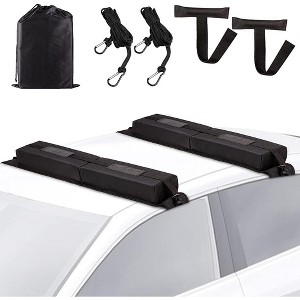 Zone Tech Soft Roof Rack Pads Heavy Duty, Use with or Without Cross Bar, Non-Slip, Use for Kayak, Surfboard, Canoe, and More - 1 of 4