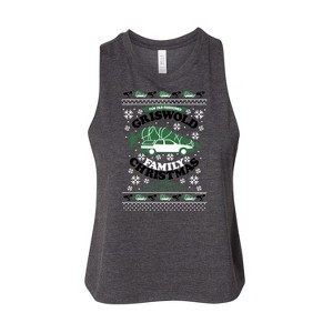 Women's - Warner Bros. - Griswold Holiday Graphic Racerback Tank - 1 of 3